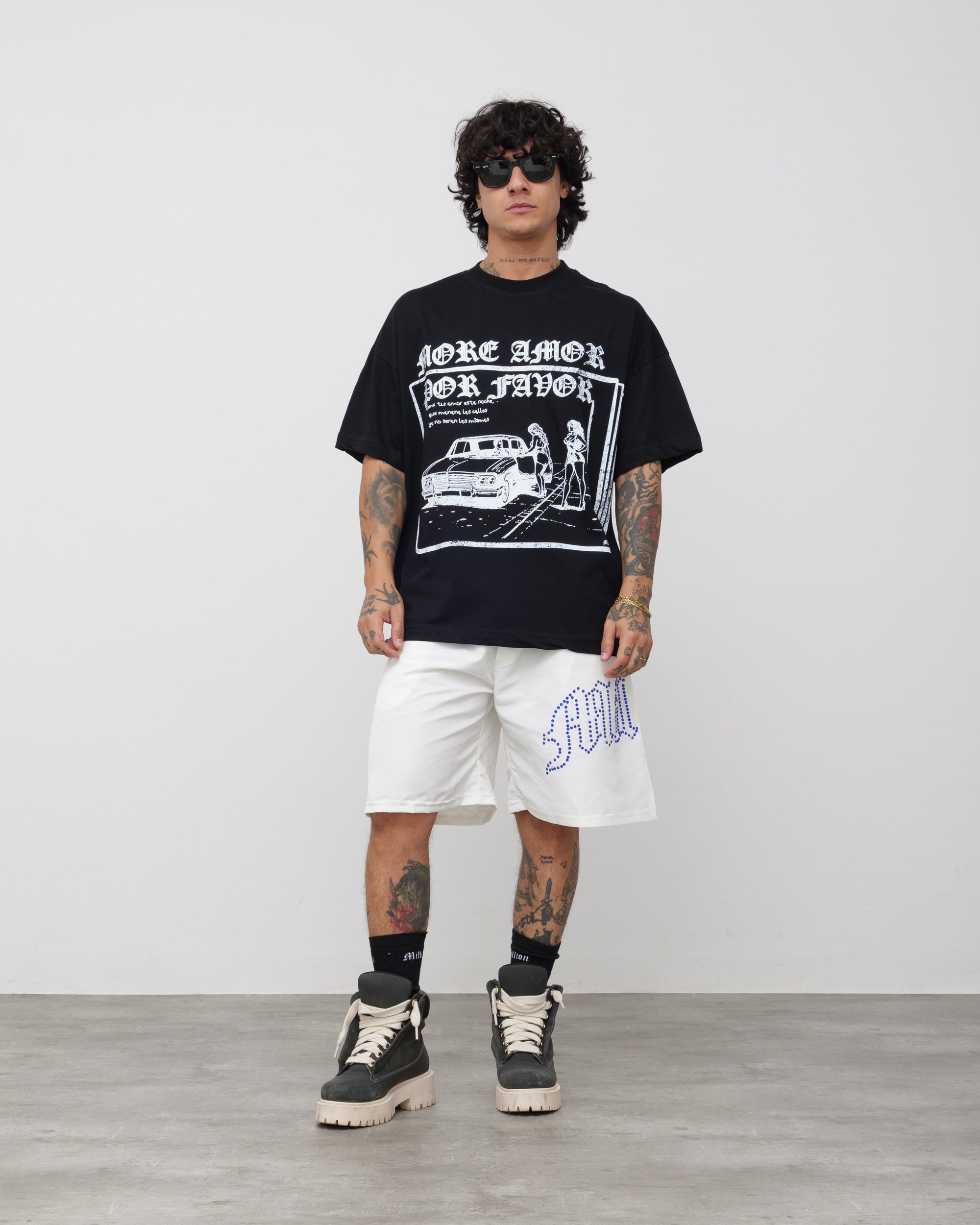 Shorts Tech Nero - Diamond Blu