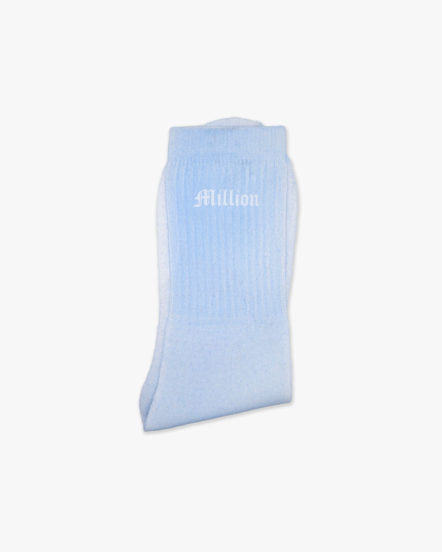 Socken mit weißem Logo vorne