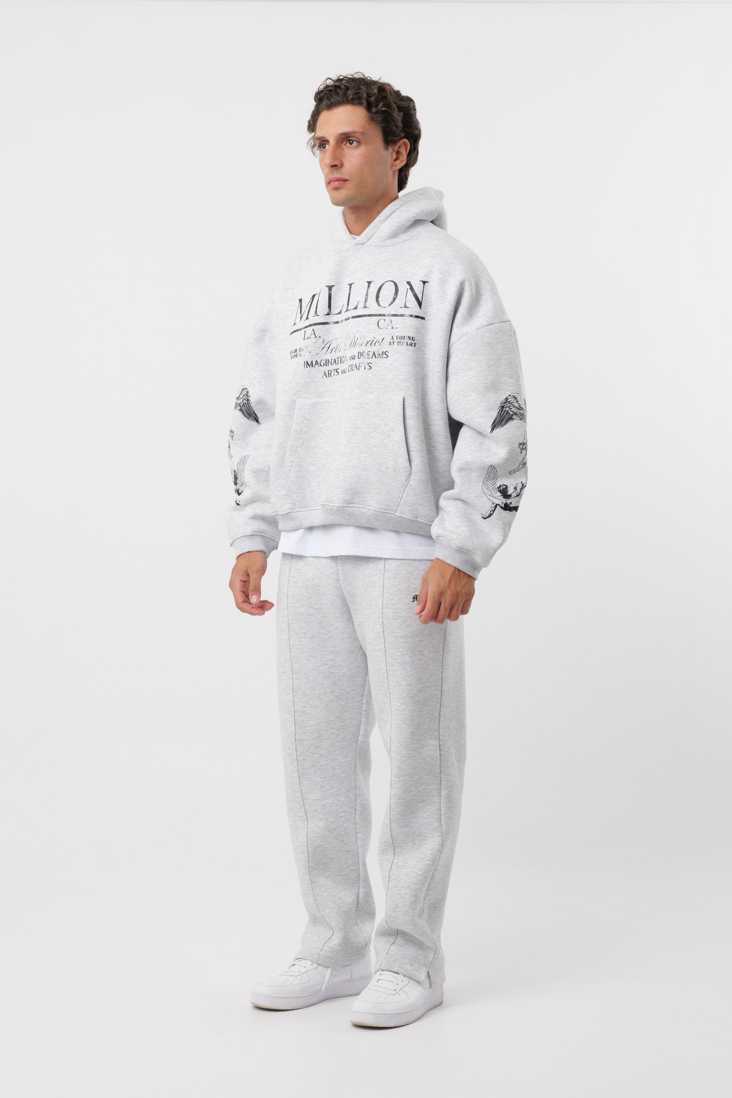 Kapuzenpullover Grey District