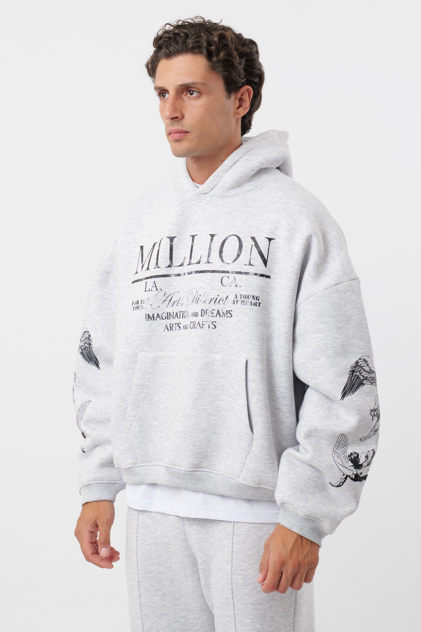 Kapuzenpullover Grey District
