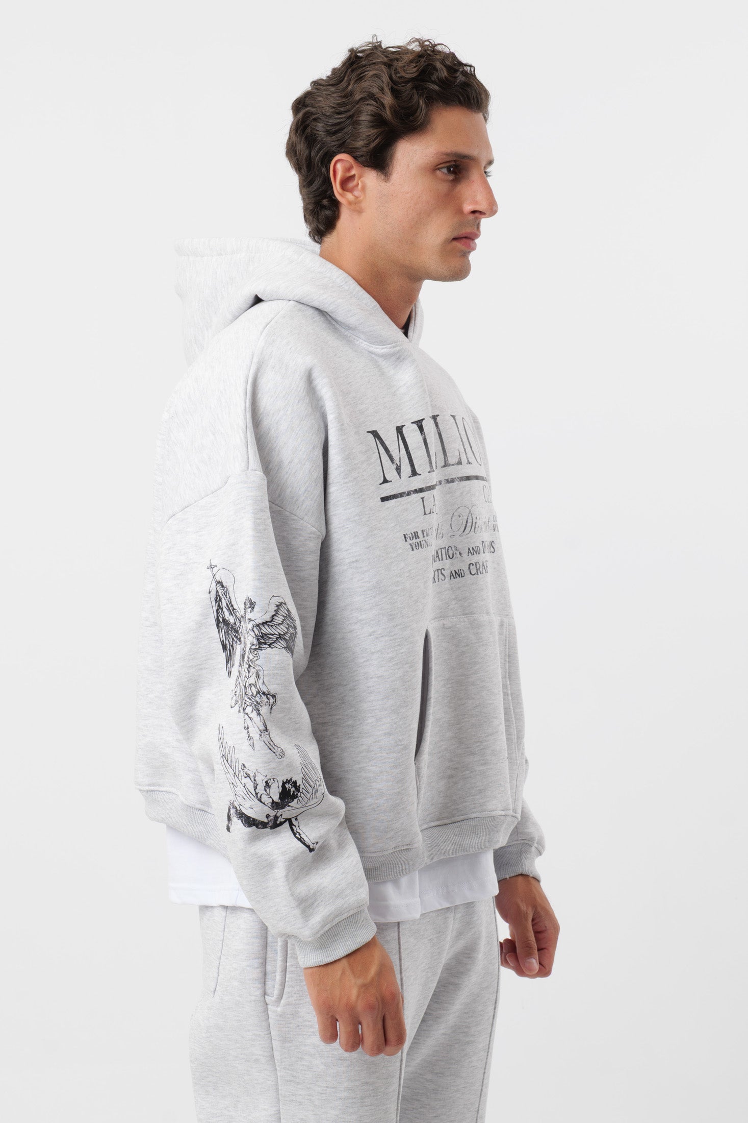 Kapuzenpullover Grey District