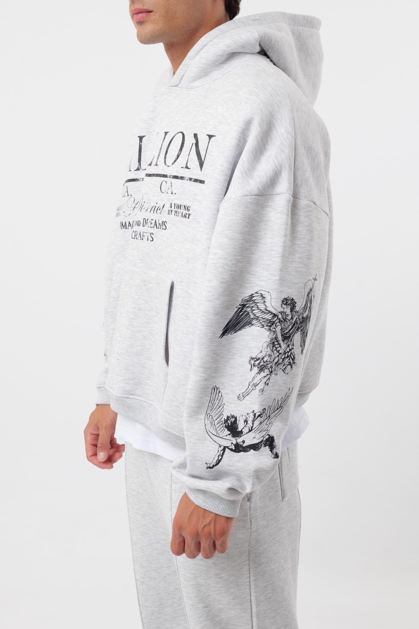 Kapuzenpullover Grey District