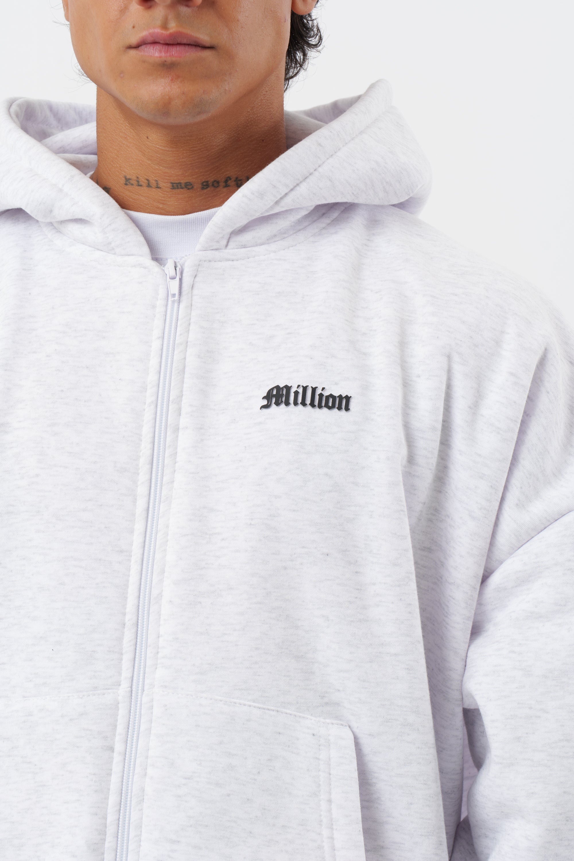 Grauer Logo-Trainingsanzug