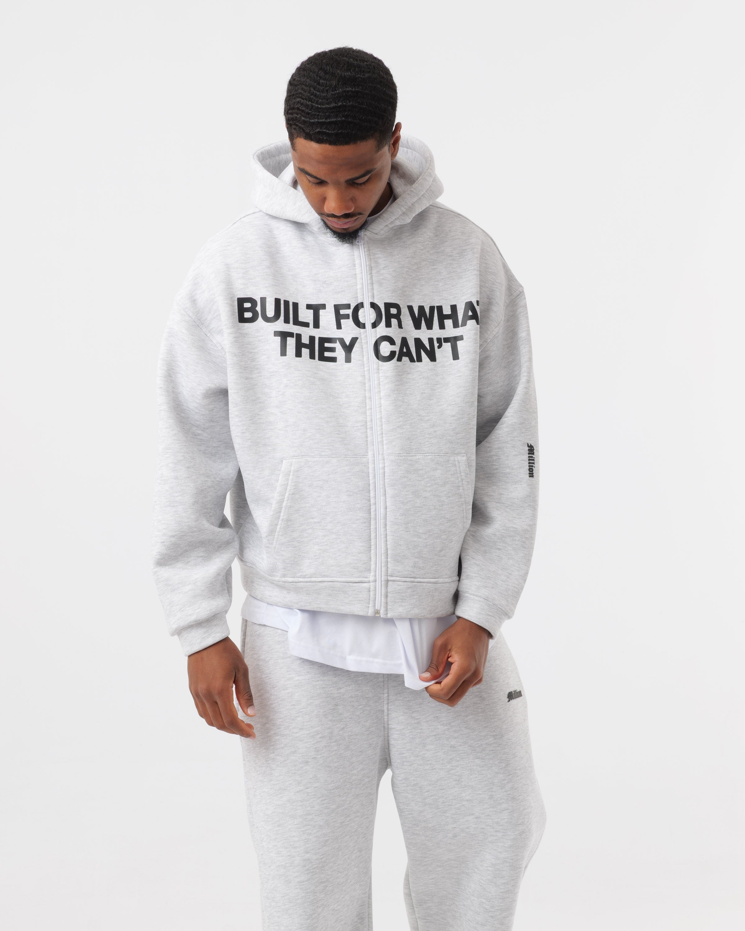 Trainingsanzug, Grau