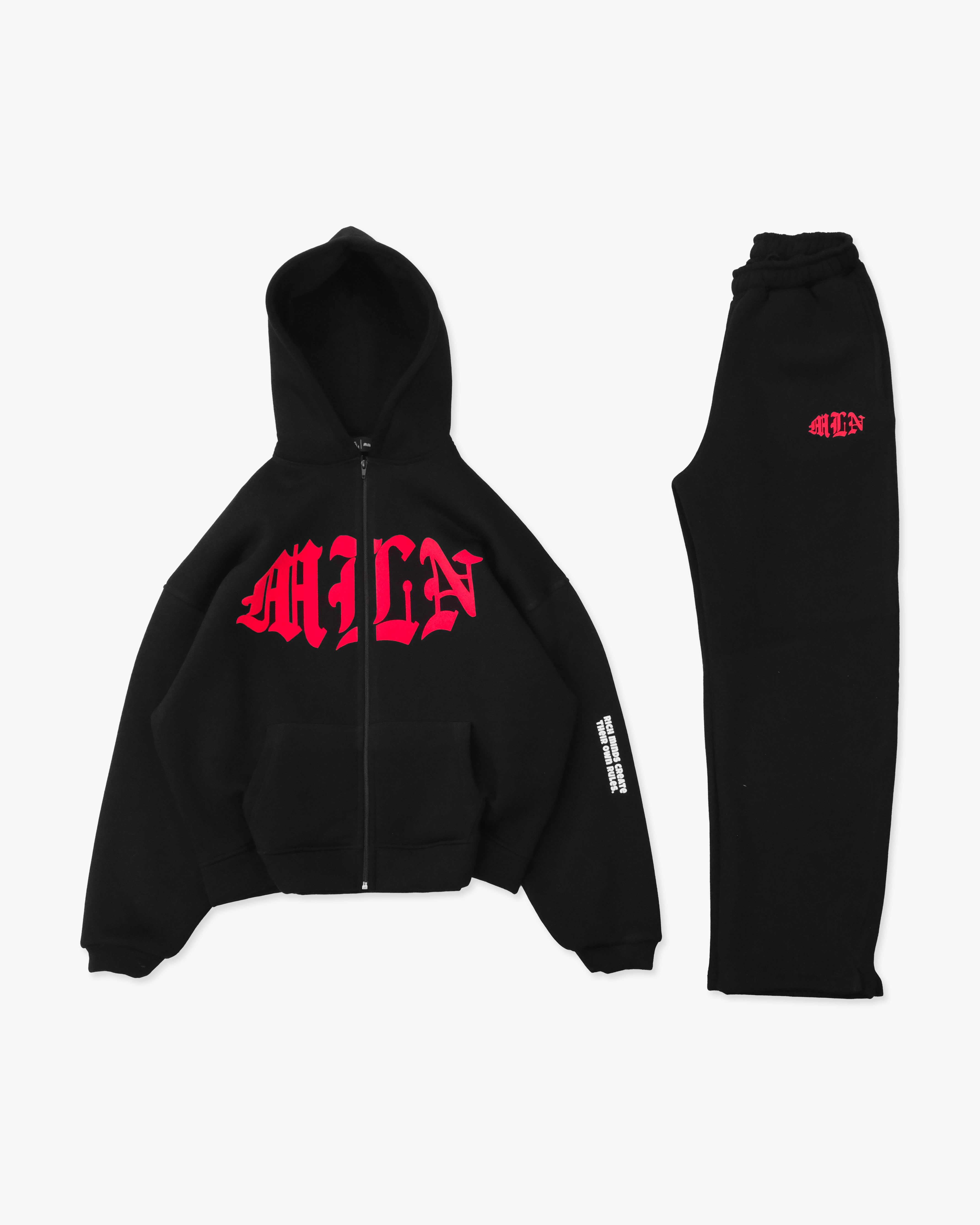 MLN Trainingsanzug Schwarz