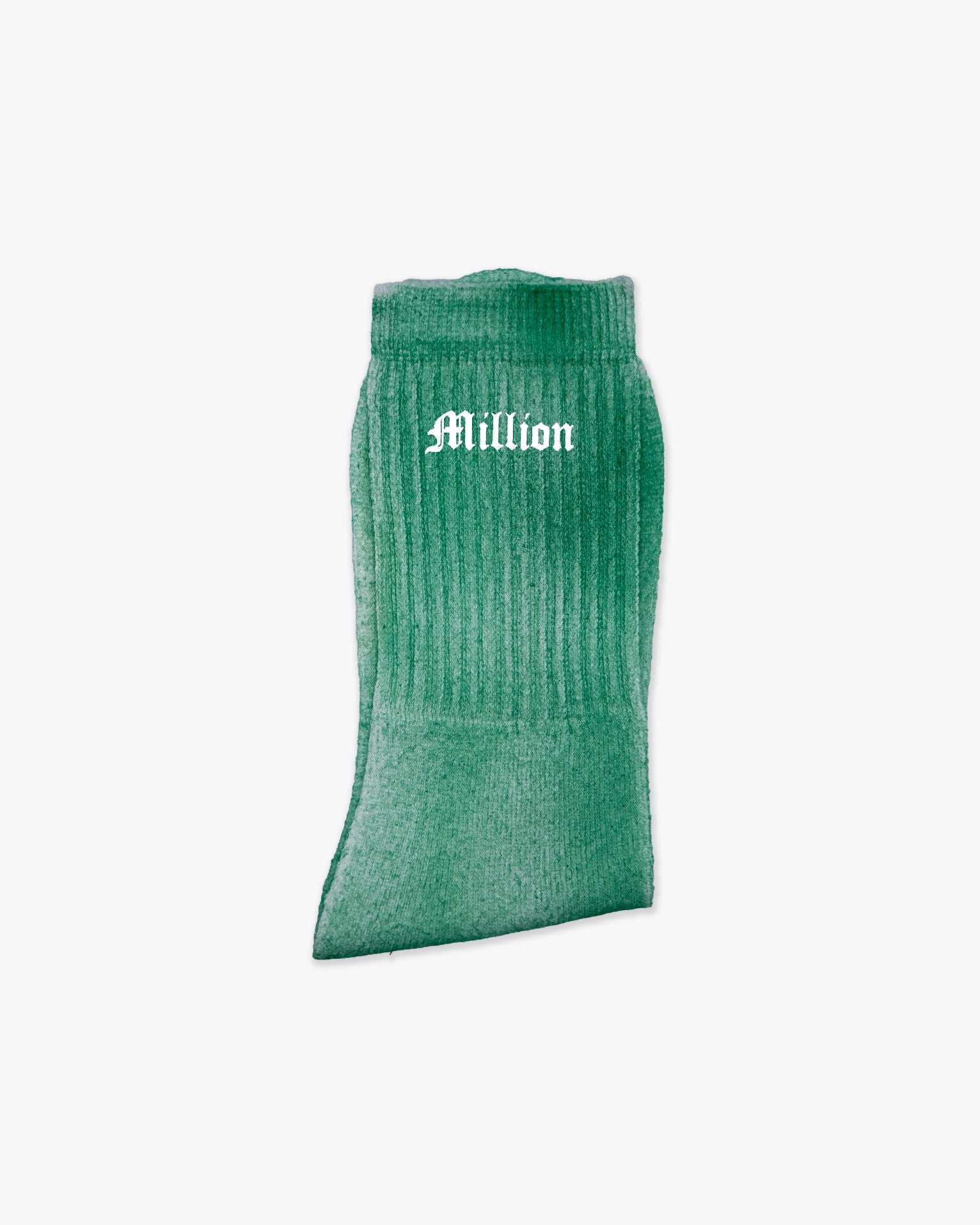 Socken mit weißem Logo vorne