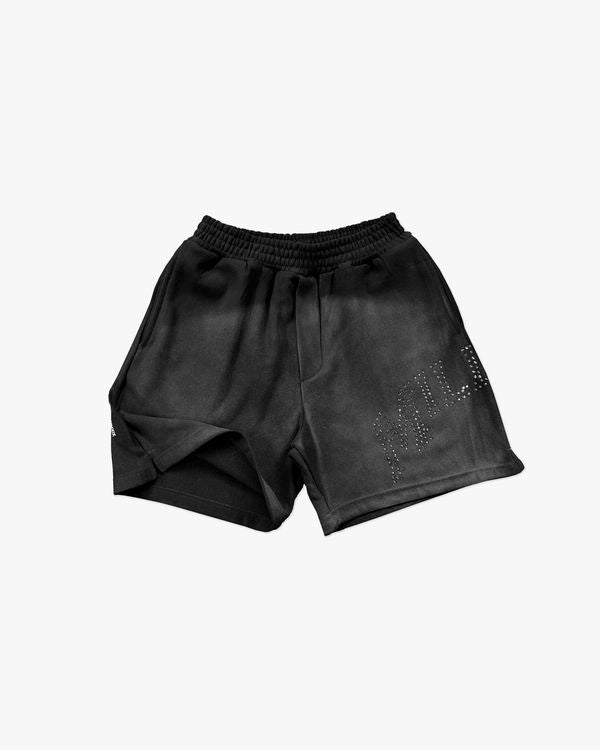 Shorts, schwarzer Schnitt