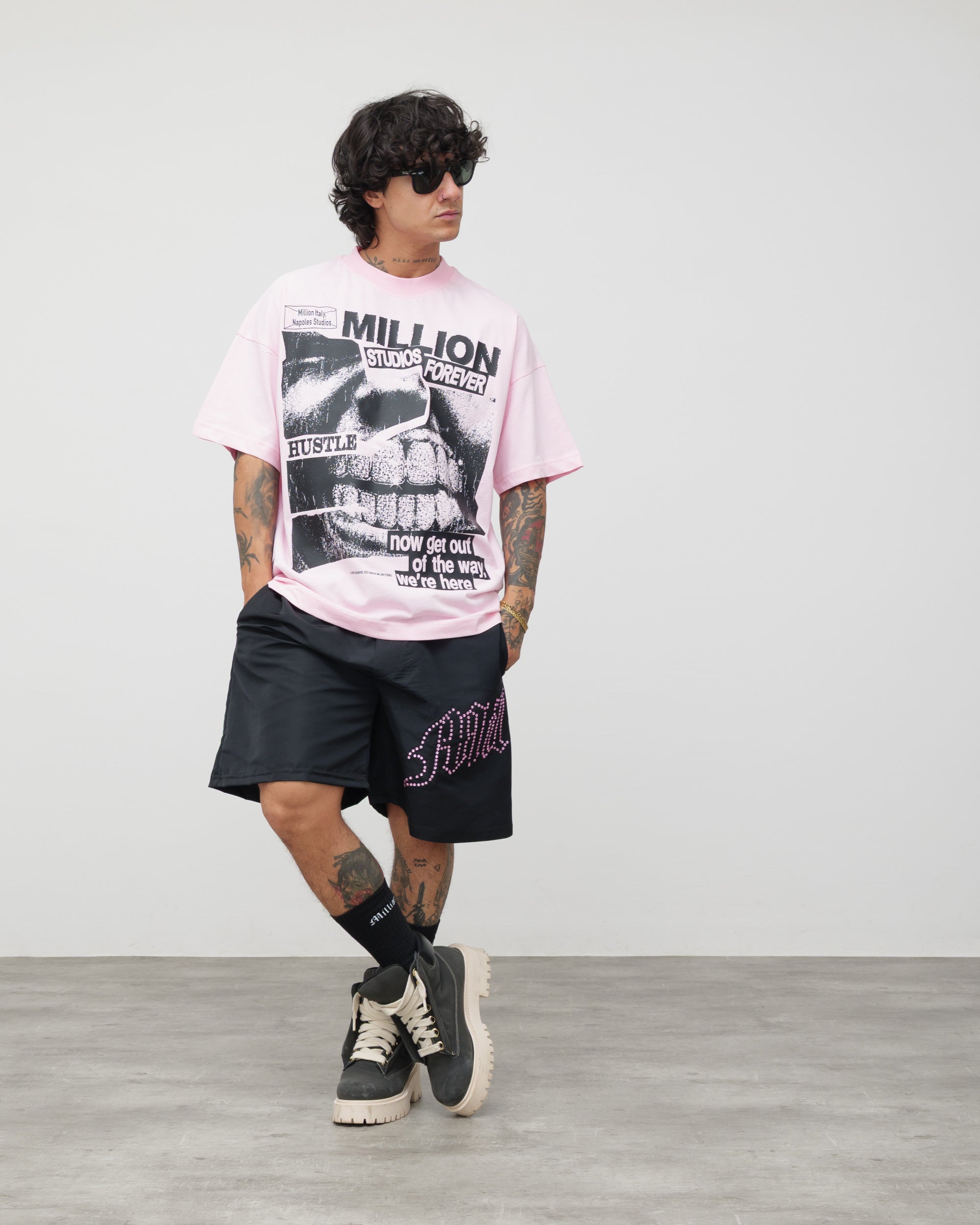 T-Shirt Hustle Rosa