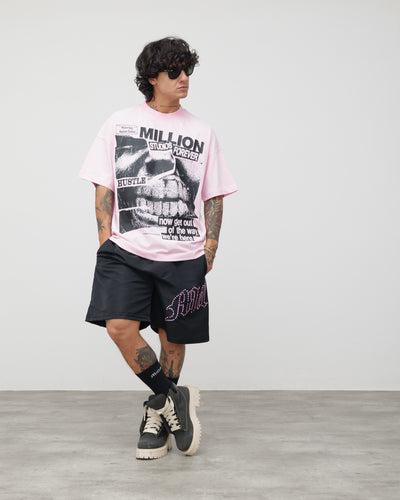 T-Shirt Hustle Rosa