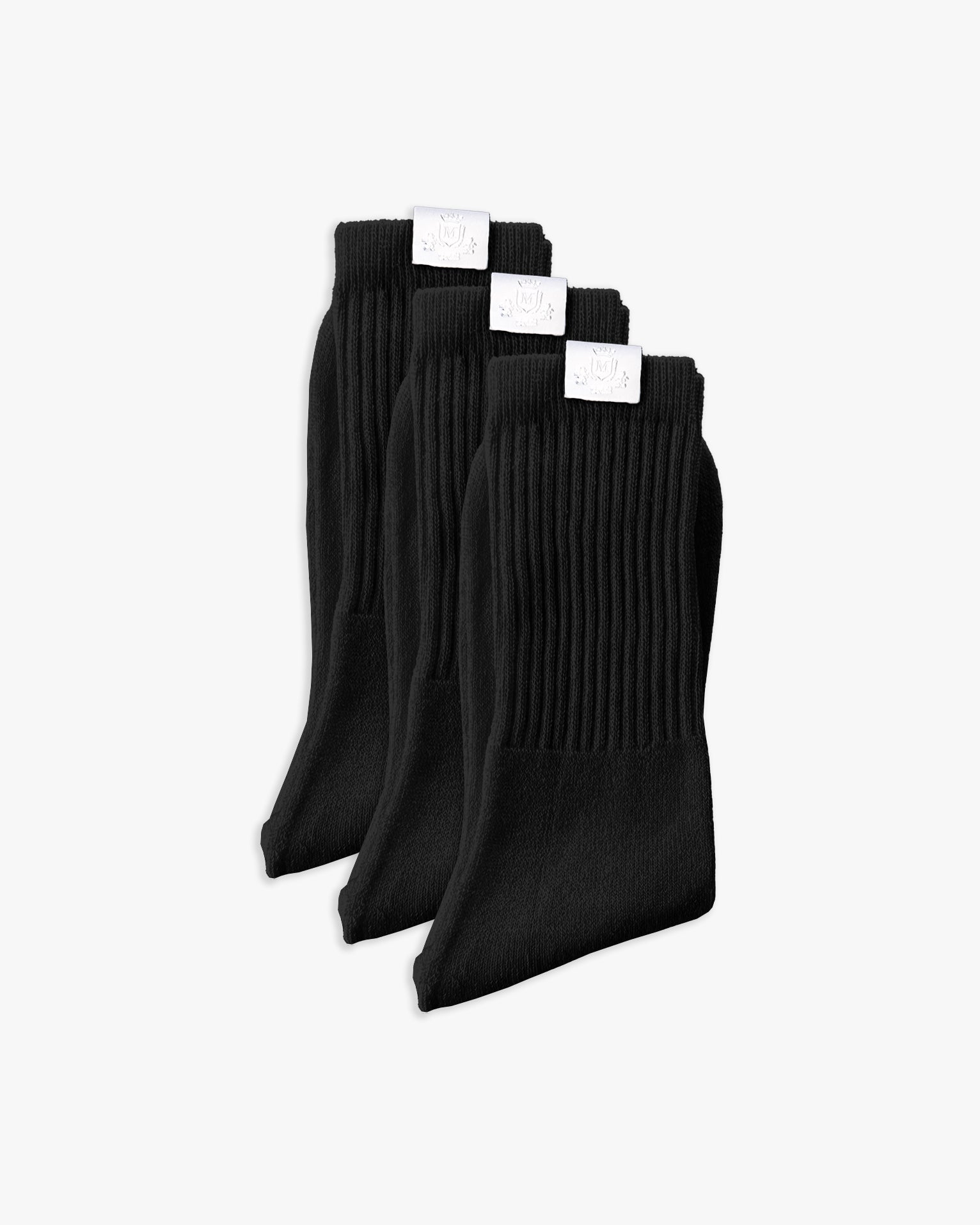 Weiß/Goldene Logosocken
