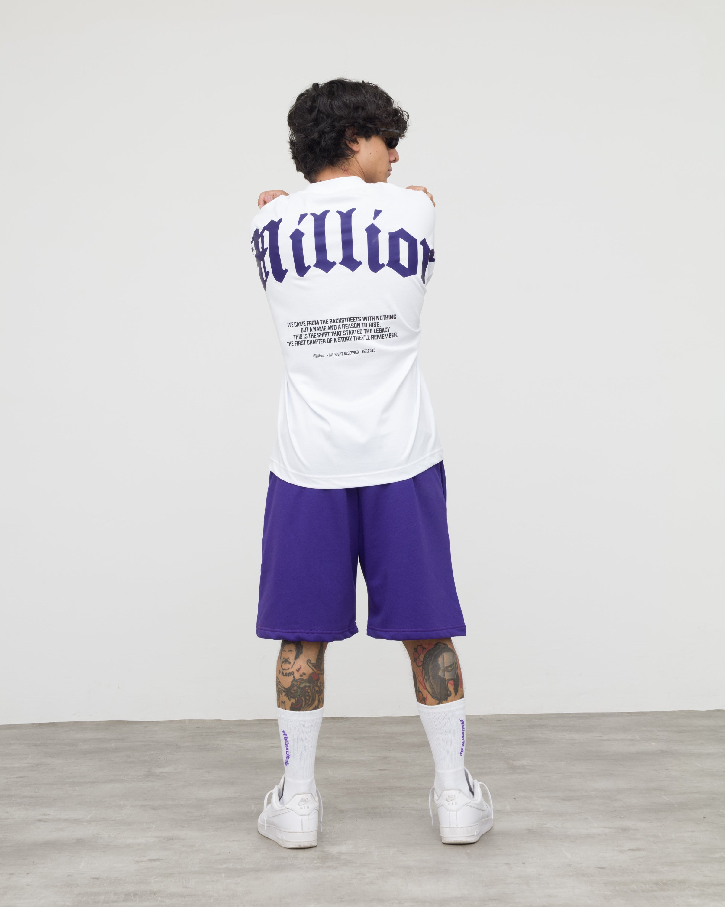 T-Shirt Bianca Origin Viola