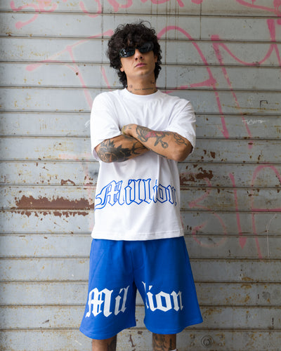 T-Shirt Gothic Outline Royal