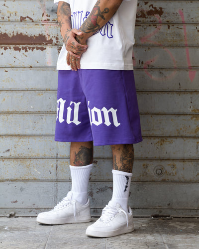 Shorts Logo Full Violett