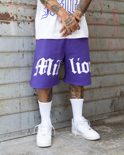 Shorts Logo Full Violett
