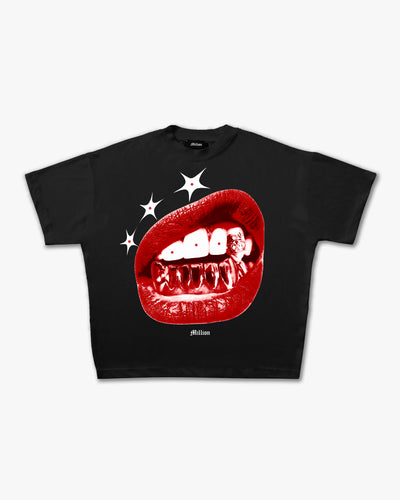 T-Shirt Lips Nera