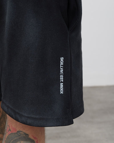 Shorts, schwarzer Schnitt