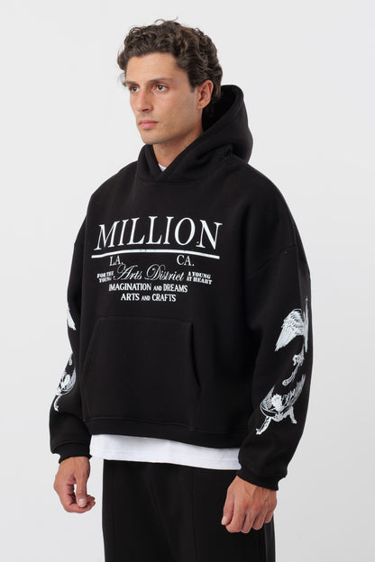 Schwarzer District Hoodie