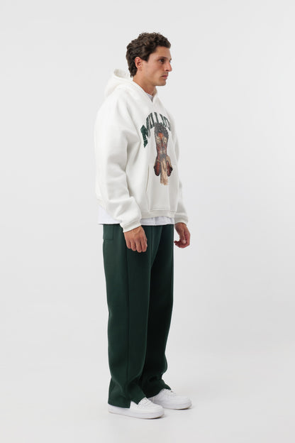 Cremefarbener Kinder-Hoodie