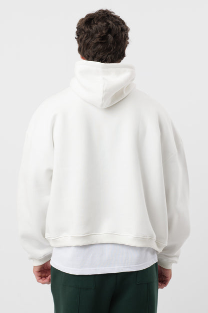 Cremefarbener Kinder-Hoodie