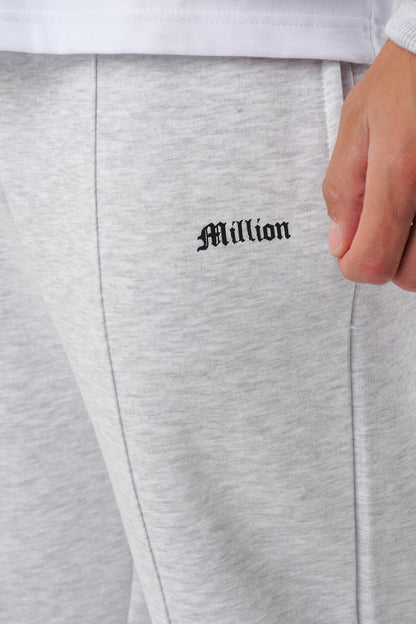 Jogginghose Logo Grau