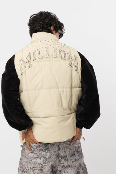 Patron Beige Ärmellose Jacke