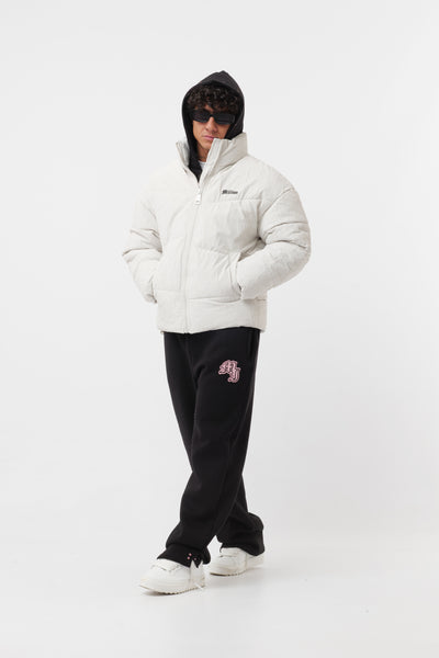 Puffer Logo Weiß