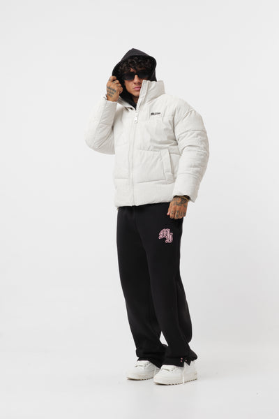 Puffer Logo Weiß