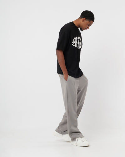 Jogginghose Logo Grau
